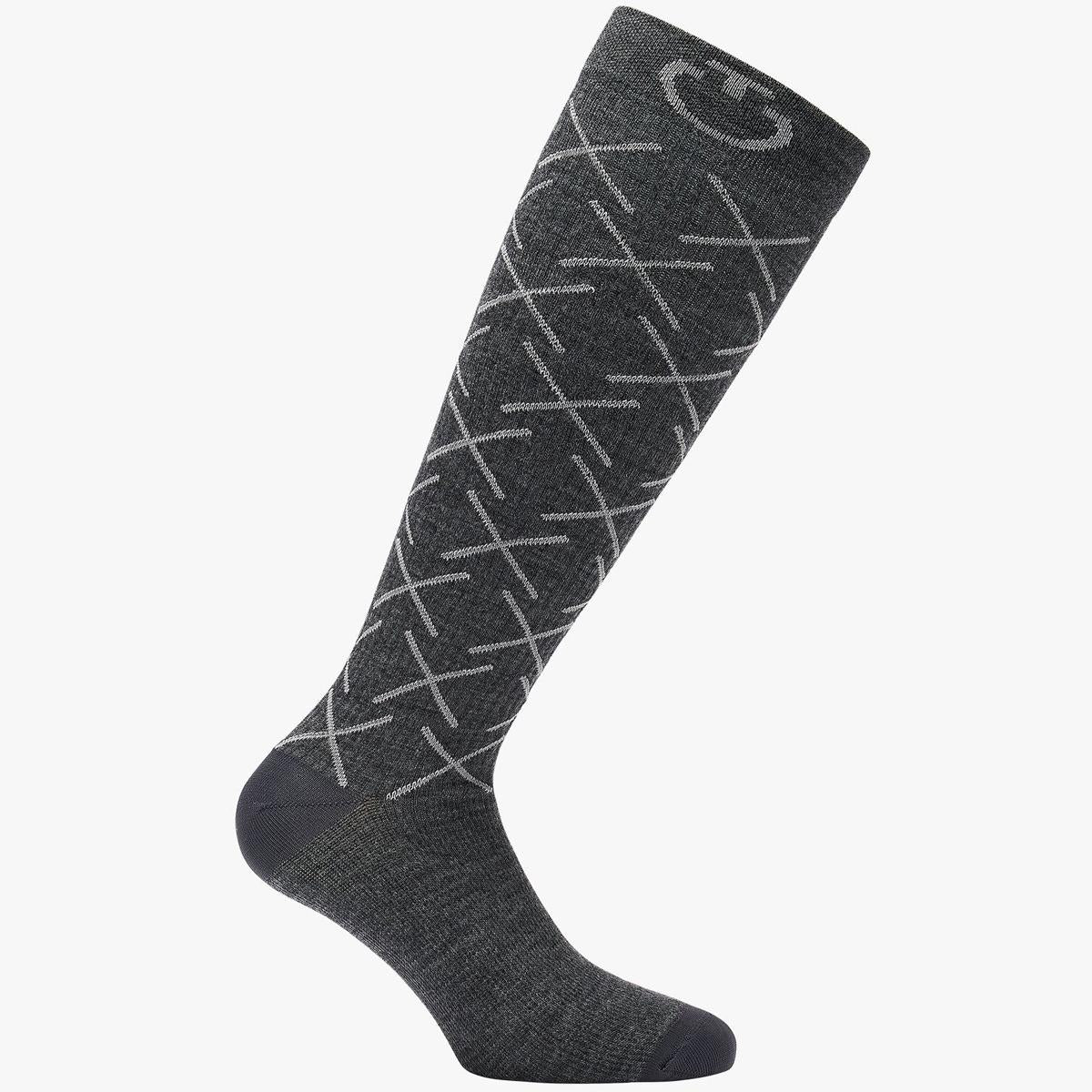 CALZE IN LANA CAVALLERIA TOSCANA 29CT-CZN038AB038 8980GRIGIO CAVALLERIA TOSCANA