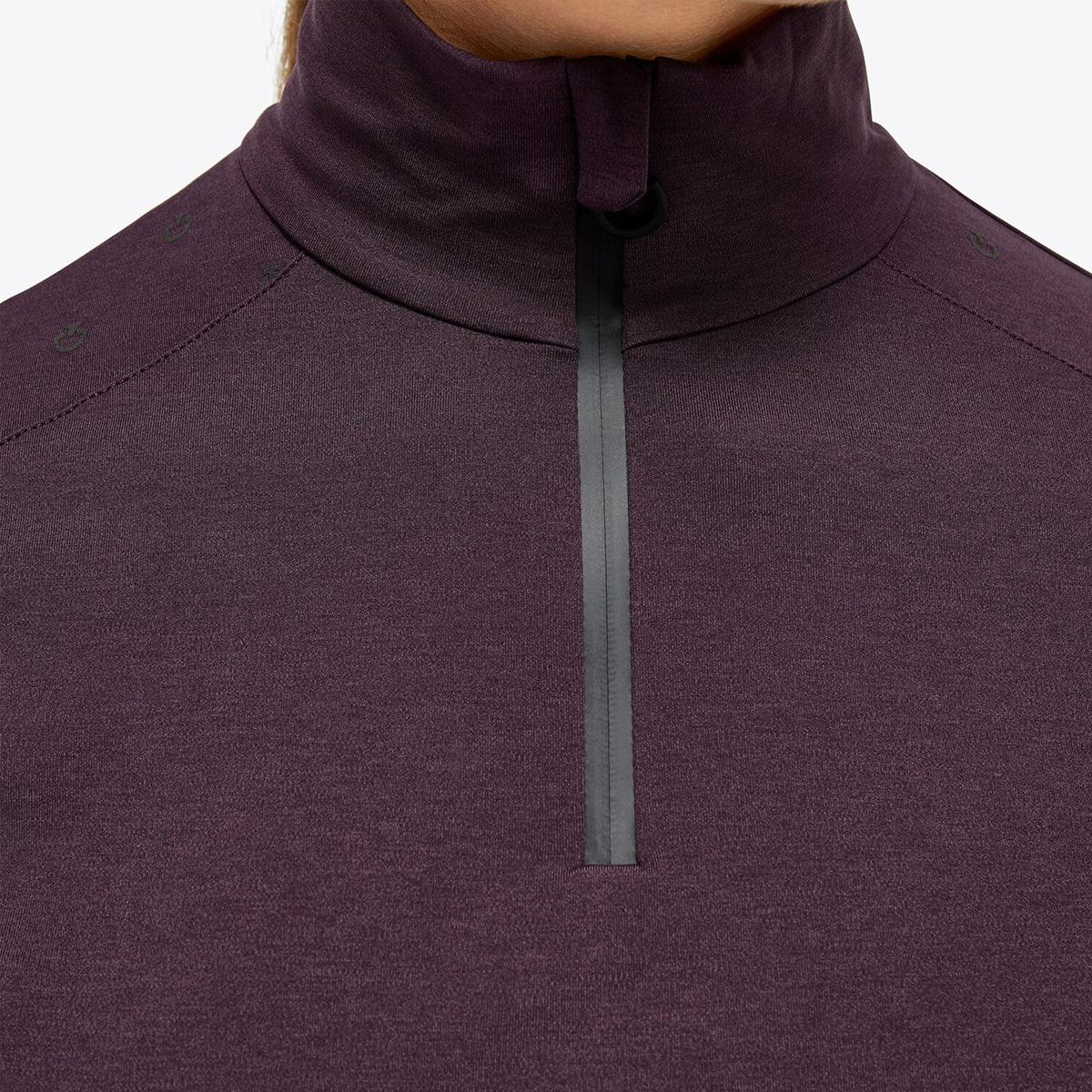 DOLCEVITA DONNA MEZZA ZIP MANICA LUNCA CAVALLERIA TOSCANA 29CT-POD307PA063 3A00DARK PURPLE CAVALLERIA TOSCANA 