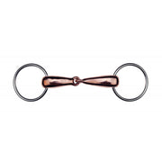 Snaffle bit AD ANELLI SPEZZATO in 2 ANELLO 65MM. 09EK-600028 RAME FEELING