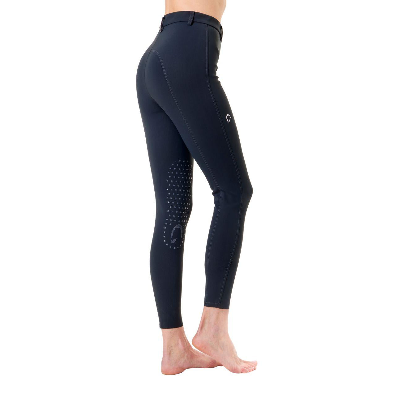 Pantalone Da Equitazione Da Donna Half Grip Parigi Mascheroni Blu 09MA-05PARIGI 342BLU MASCHERONI SELLERIA 