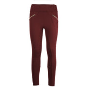 Leggings Donna Full Grip Con Tasche Mascheroni Bordeaux 29MA-LEGGINGSMASK BORDEAUX MASCHERONI SELLERIA 