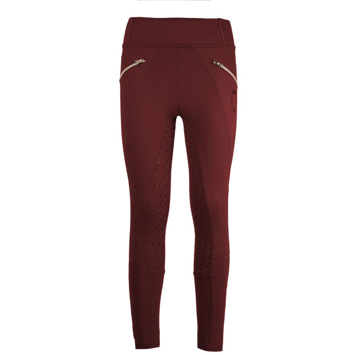 Leggings Donna Full Grip Con Tasche Mascheroni Bordeaux 29MA-LEGGINGSMASK BORDEAUX MASCHERONI SELLERIA 