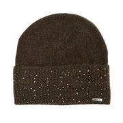 CAPPELLO LAVORATO A MAGLIA DA DONNA MOD.KLSAFIYA KINGSLAND 29KING-2230142658 6577GREEN BLACK INK KINGSLAND
