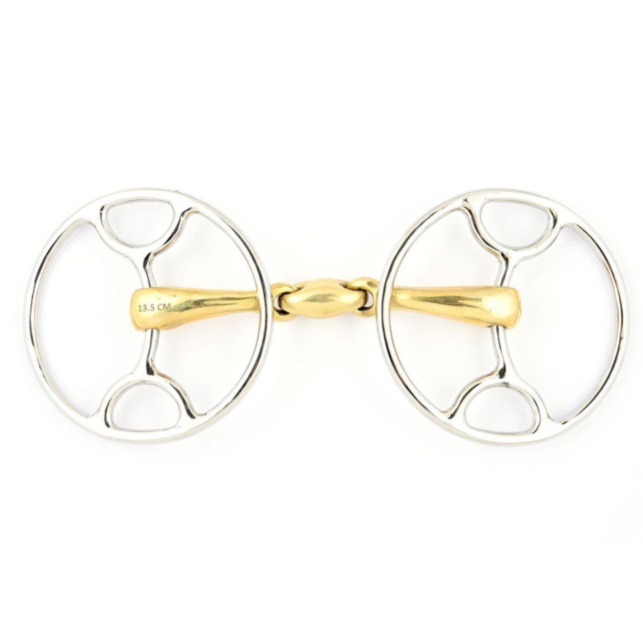 JUMP'IN FILETTO SWIVEL SPEZZATO IN 3 OTTONE JUMP'IN OTTONE imboccature speciali 0080 09JU0080 OTTONE JUMP'IN 