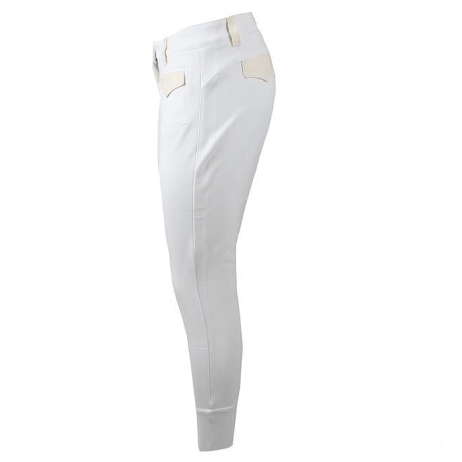 ANIMO Bianco Pantaloni Da Equitazione 09AMNUMERO BIANCO ANIMO 