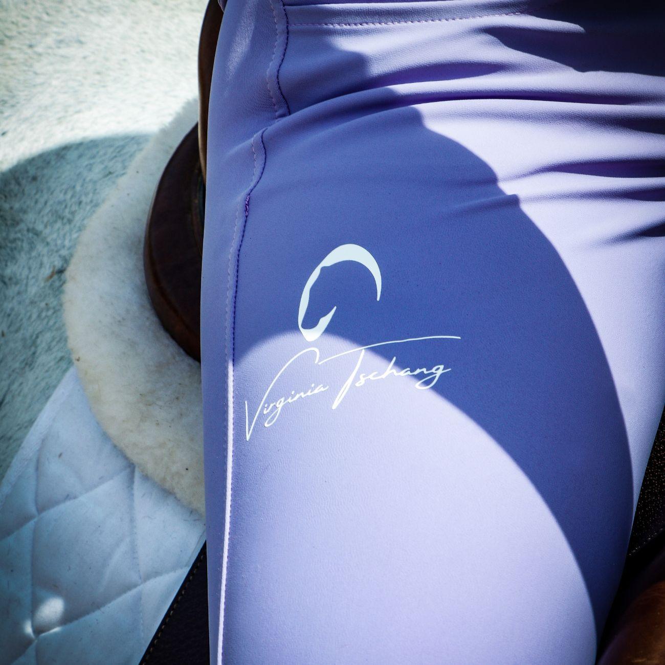 Pantalone Da Equitazione Da Donna Mscheroni By Virginia Tshang Lilla VTPANTS LILLA MASCHERONI SELLERIA 