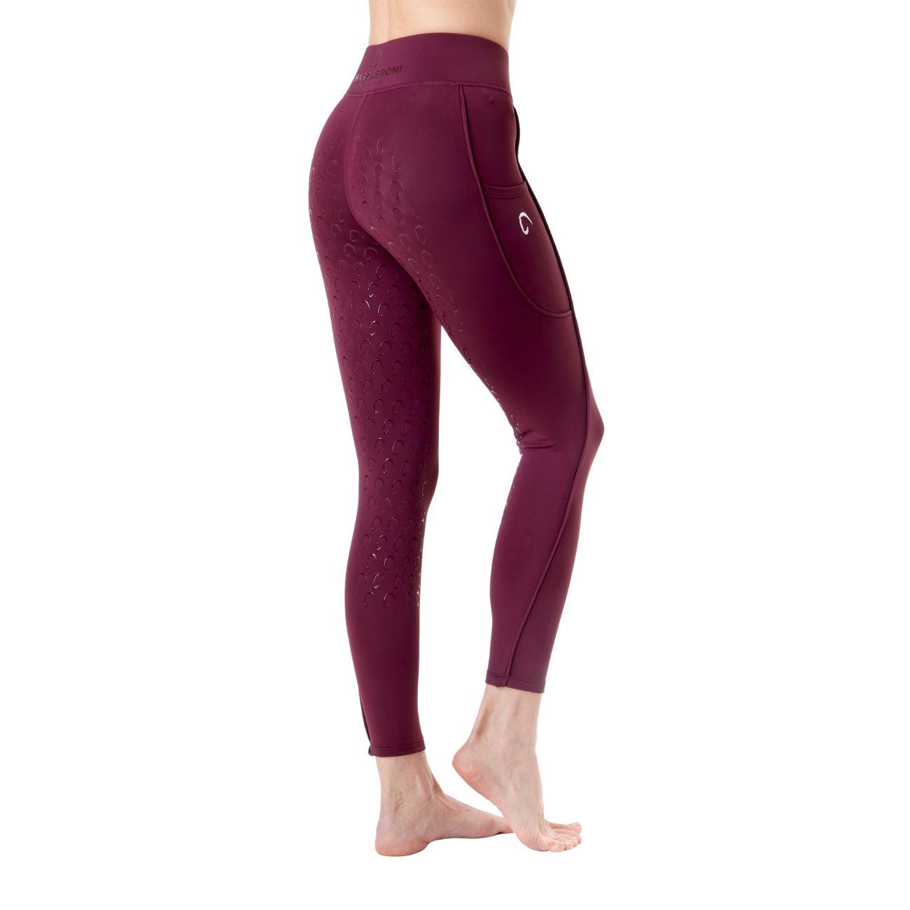 Leggings Donna Full Grip Mascheroni Bordeaux 30MA-LEGGINGS BORDEAUX MASCHERONI SELLERIA 