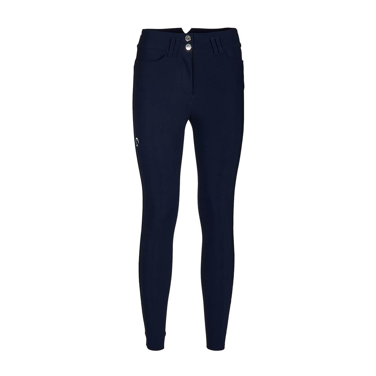 PANTALONE DA EQUITAZIONE DONNA VITA ALTA 09MA-03BERLINO 342BLU MASCHERONI SELLERIA