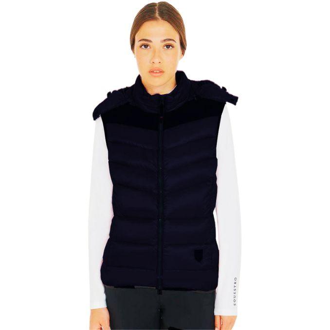 Equestro GILET NERO Giubbotti 09AMA-ETW00051 BLACK EQUESTRO 