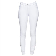 Riding breeches Woman with GRIP AL GINOCCHIO CAVALLERIA TOSCANA 30CT-PADN22JE010 0001 WHITE CAVALLERIA TOSCANA