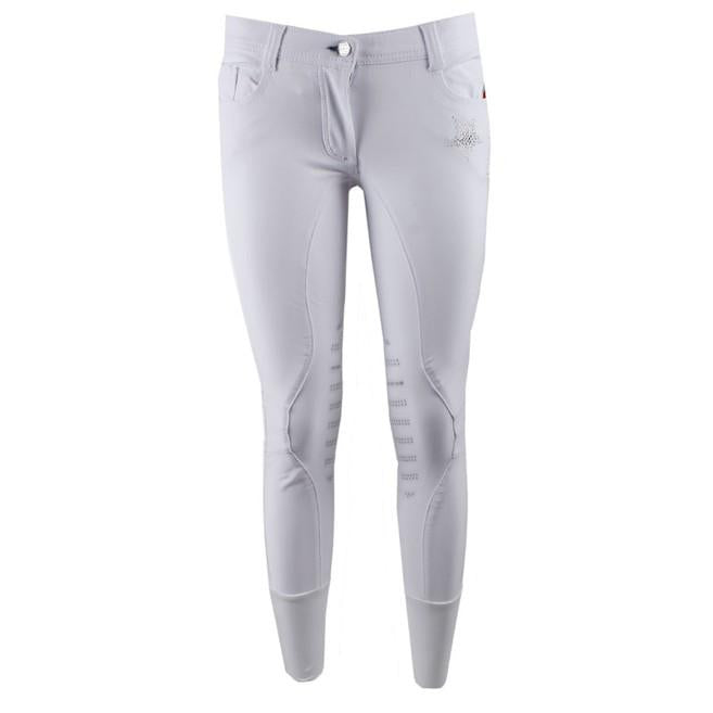 ANIMO Bianco Pantaloni Da Equitazione 16AMNUKINO 02BIANCO ANIMO 