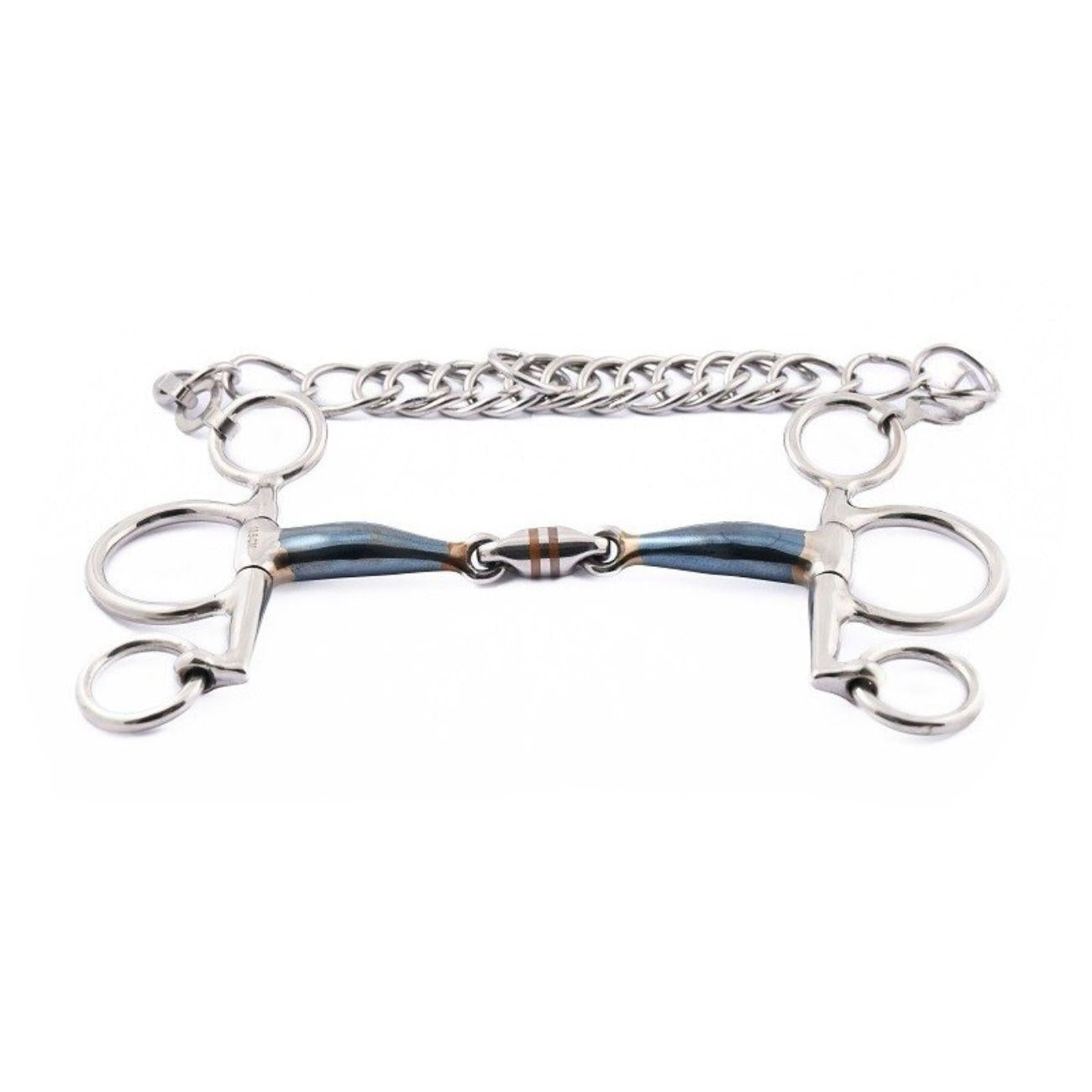 JUMP'IN PELHAM BLUE STEEL SPEZZATO IN 3 JUMP'IN Blue steel pelham 0145BLUE STEEL 09JU0145 BLUE STEEL JUMP'IN 
