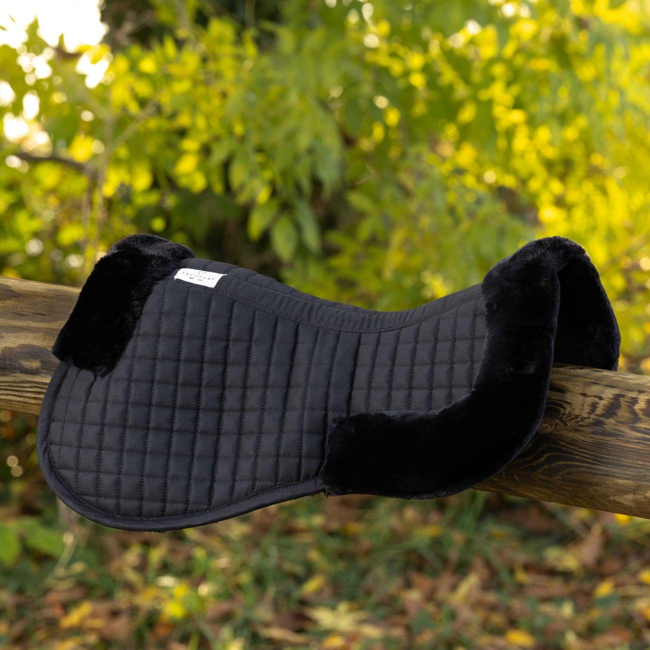 Agnellino Half Pad Teddy Equitheme Nero 206074 202 EQUITHEME 