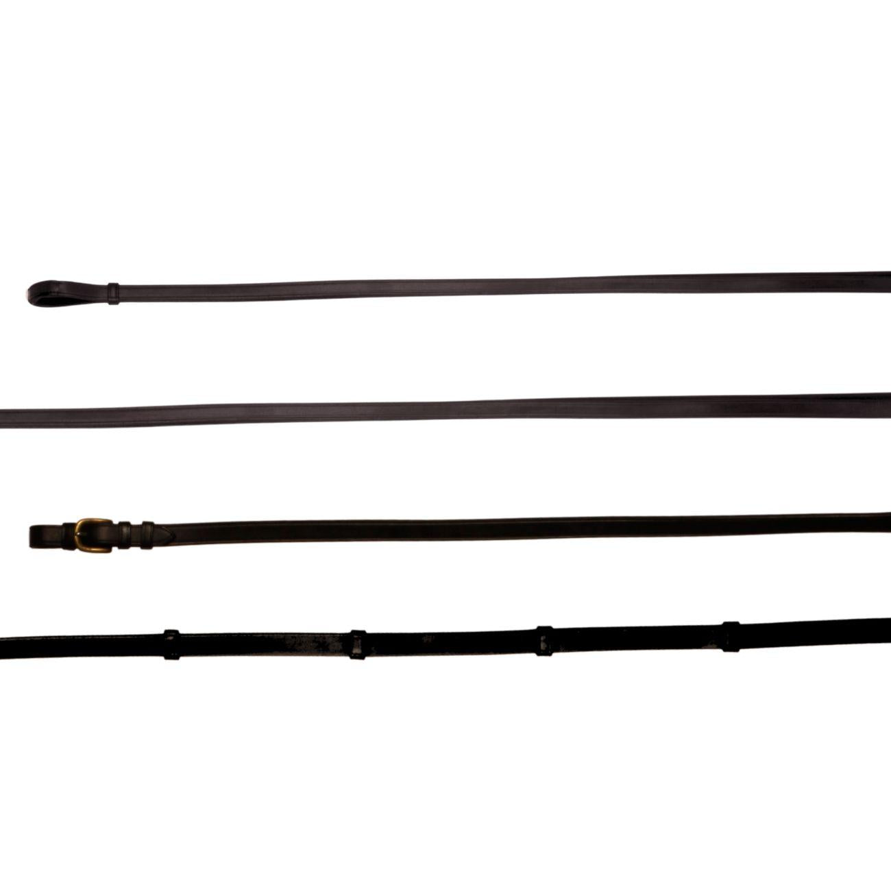 Testiera Morso E Filetto Con Fibboe In Ottone Mascheroni 09MATEMOFILOTTO NERO+BIANC MASCHERONI SELLERIA 