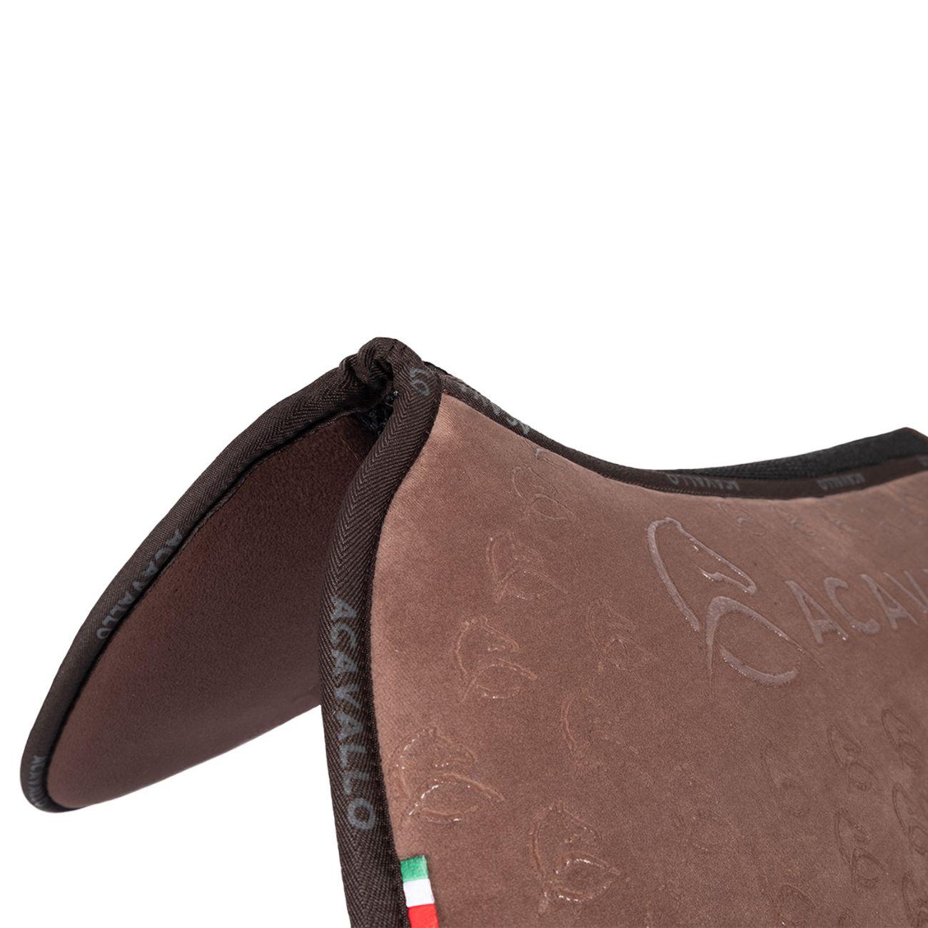 Memory Pad Spine Free Close Contact Con Memory Foam E Sistema Silicon Grip Acavallo Marrone AC860 BROWN ACAVALLO 