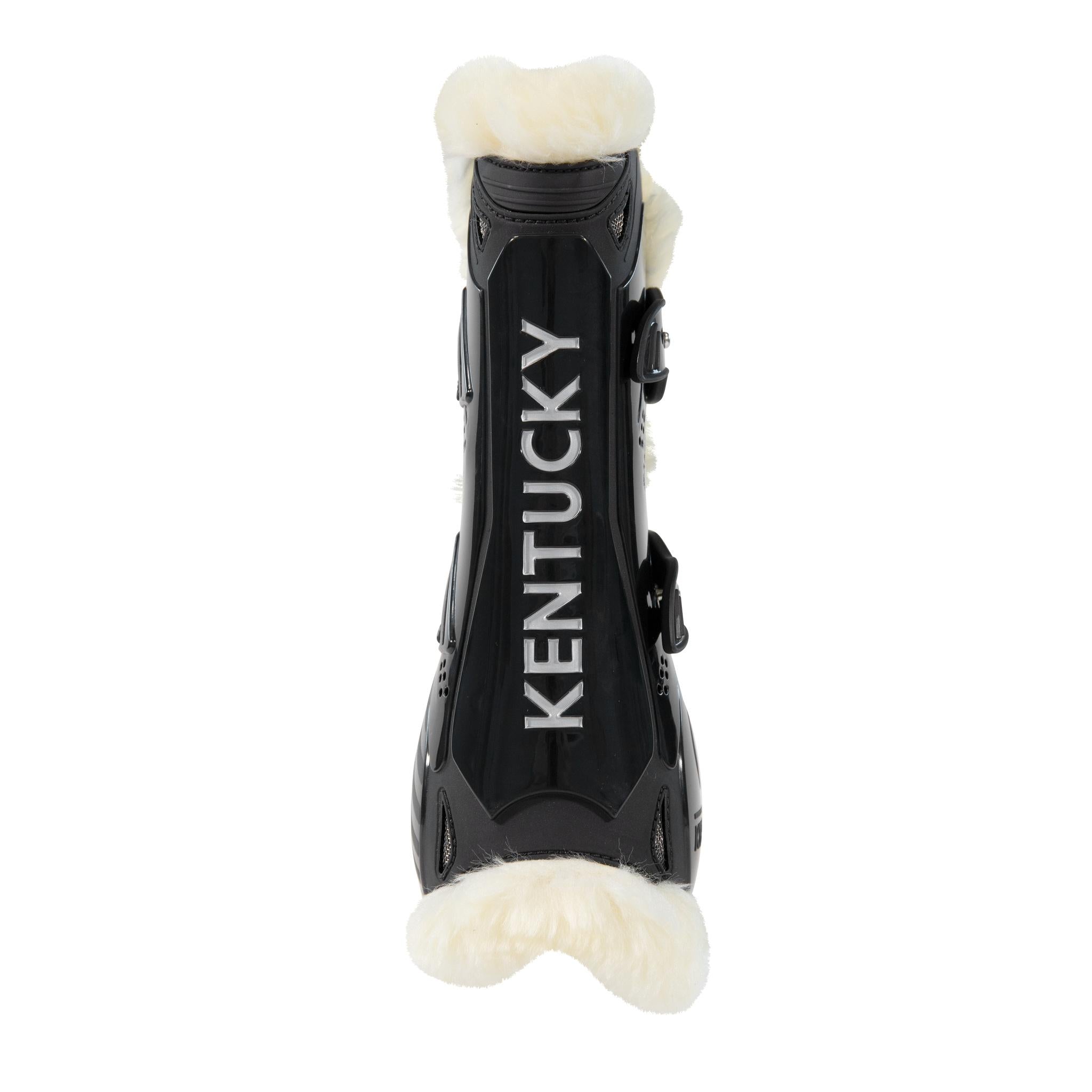 Stinchiere Vegan Sheepskin Tendon Boots Bamboo Elastic Kentucky Nero 88102 01BLACK KENTUCKY 
