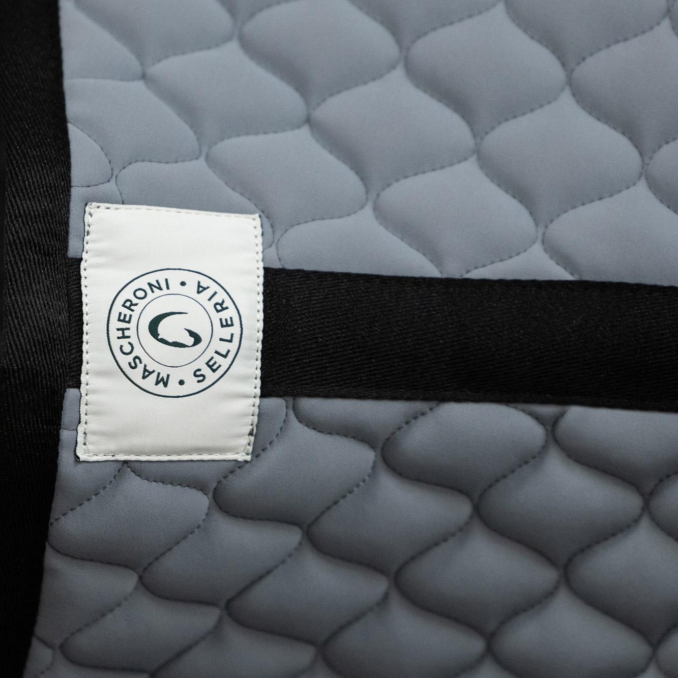 Sottosella Da Salto Mascheroni Con Cuffietta E Motivo A Rombi Grigio Chiaro SOTTOSELLA+CUFFIETTAROMBO GRIGIO CHIARO MASCHERONI SELLERIA 