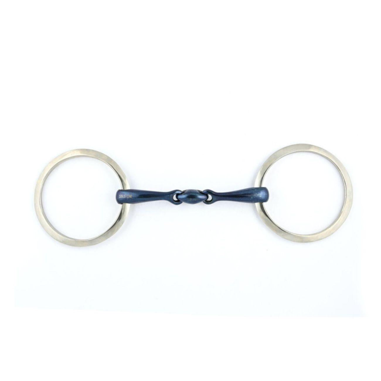 JUMP'IN FILETTO AD ANELLI PIATTI SPEZZATO IN 3 BLUE STEEL JUMP'IN Blue steel filetti ad anelli 0061ABLUE STEEL 09JU0061A BLUE STEEL JUMP'IN 