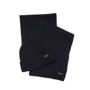 GIFT SET CARLTON FLECK BERRETTO E SCIARPA 31BA-MGS0047MGS NY31 NAVY BARBOUR