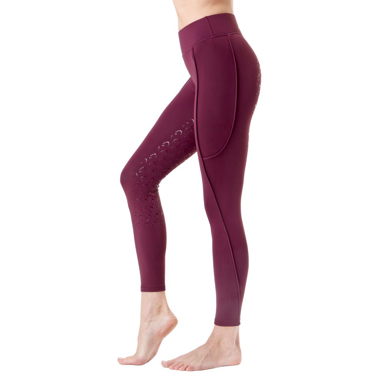 Leggings Donna Full Grip Mascheroni Bordeaux 30MA-LEGGINGS BORDEAUX MASCHERONI SELLERIA 