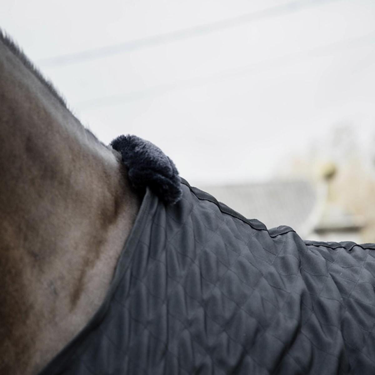 KENTUCKY COPERTA STABLE RUG 0GR. CON CINGHIE E AGNELLINO Nero coperta per cavallo 52124 11BLACK/BLACK KENTUCKY 