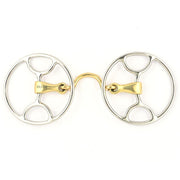 JUMP'IN FILETTO SWIVEL SPEZZATO IN 3 CON PASSALINGUA OTTONE JUMP'IN OTTONE imboccature speciali 0080P 09JU0080P OTTONE JUMP'IN 