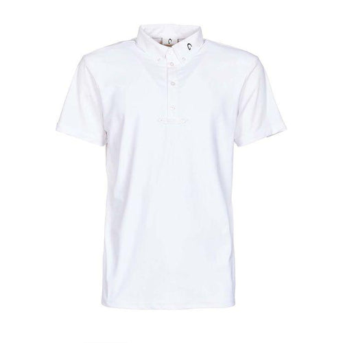 Polo Da Concorso Da Uomo A Manica Corta Mascheroni MASUPMC02 WHITE MASCHERONI SELLERIA 