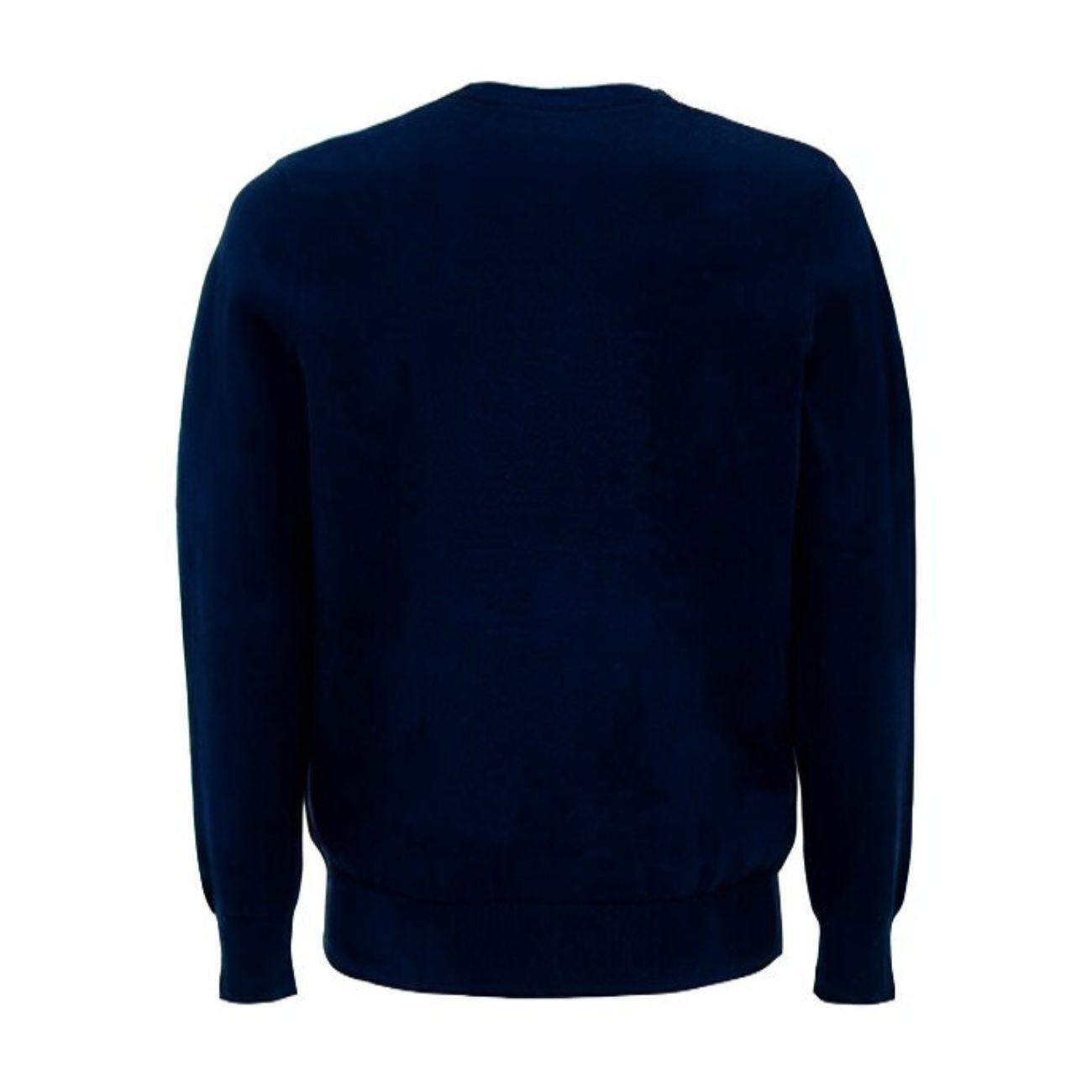 Pullover Girocollo Da Uomo Casual Mascheroni Blu MASCHERONI-NS901 NAVYBLUE MASCHERONI SELLERIA 