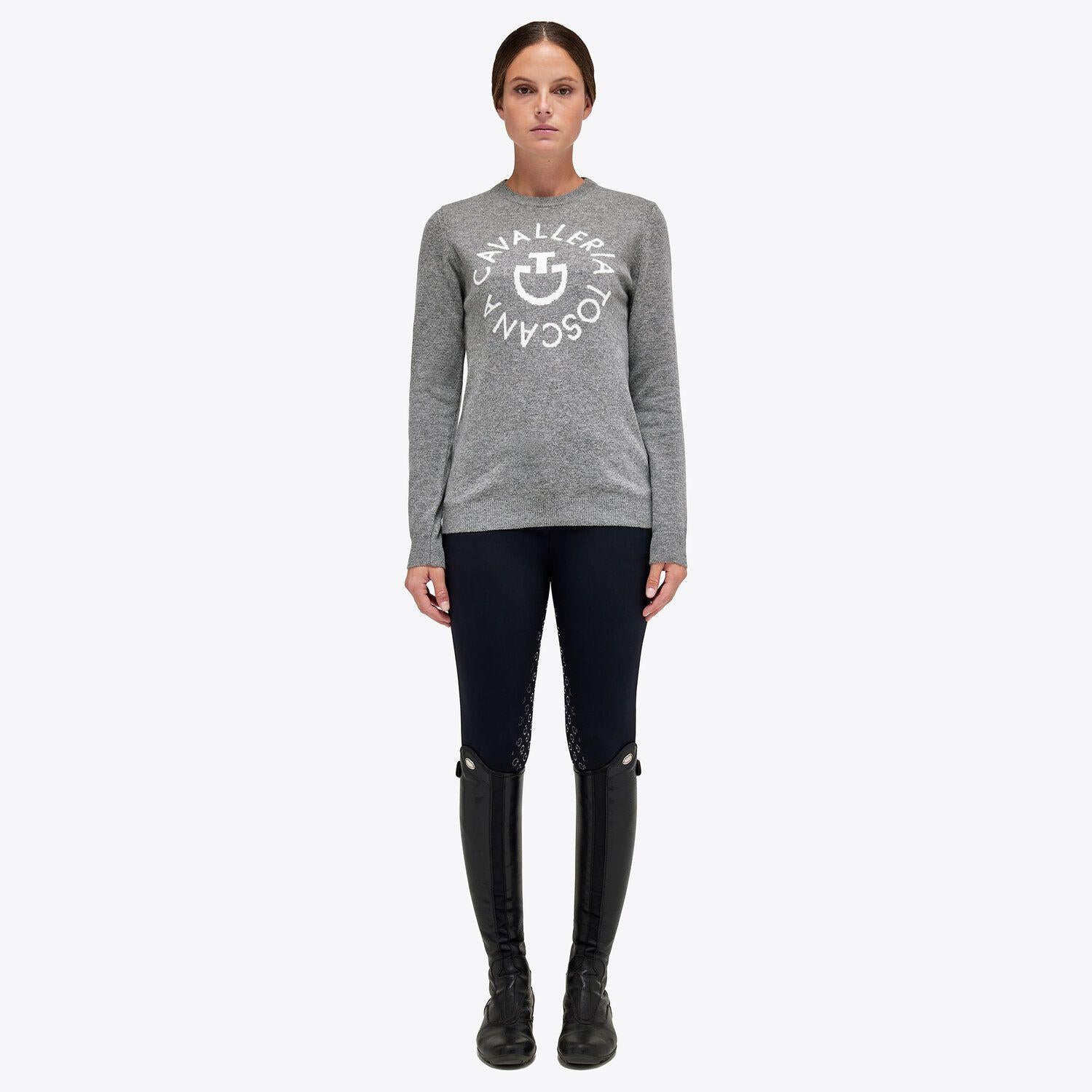 GIROCOLLO DONNA MISTO CASHMIRE CAVALLERIA TOSCANA 29CT-MAD115LA036 8000STONE GREY CAVALLERIA TOSCANA
