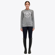 GIROCOLLO DONNA MISTO CASHMIRE CAVALLERIA TOSCANA 29CT-MAD115LA036 8000STONE GREY CAVALLERIA TOSCANA