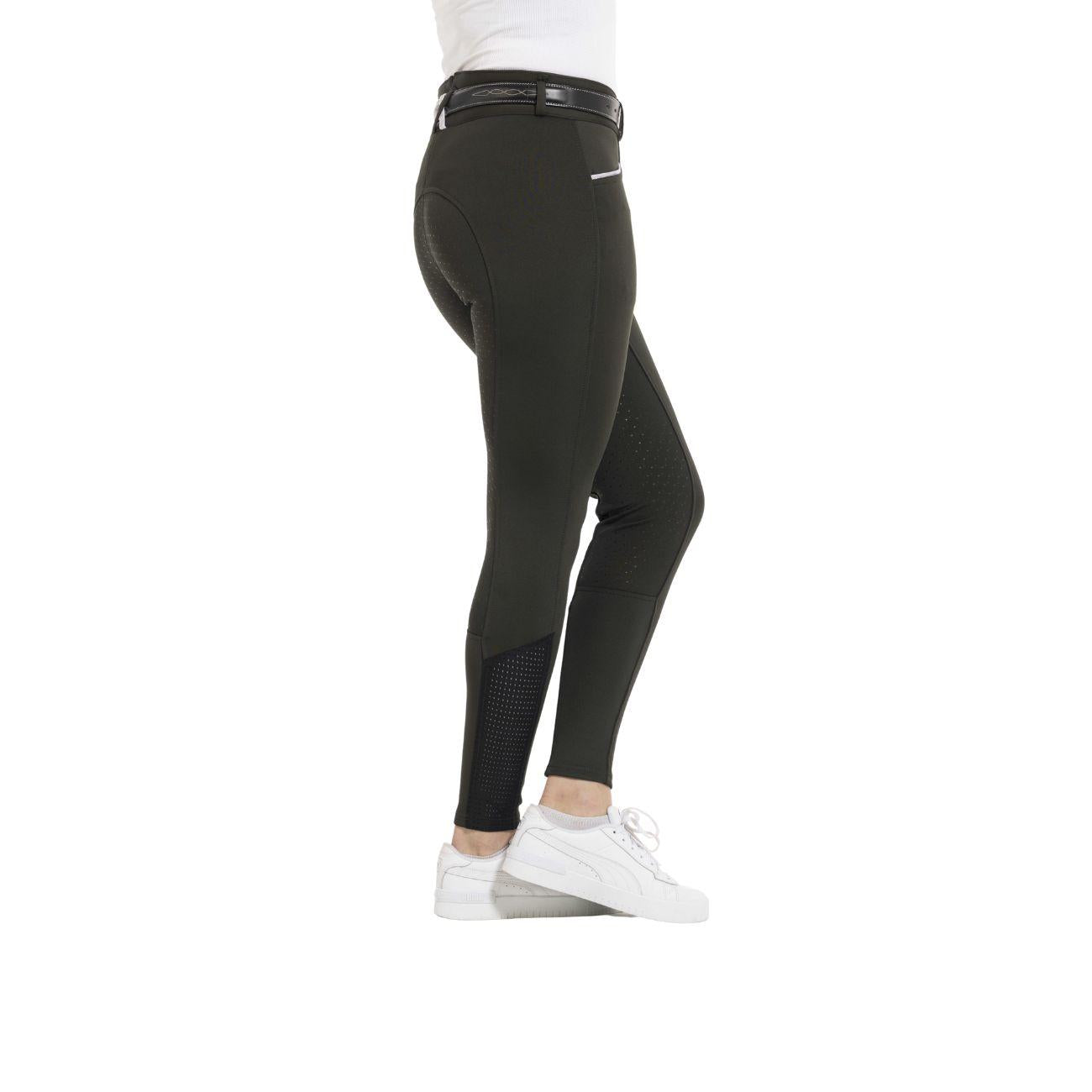 Pantaloni Da Donna Claudine Equitheme Verde 979788 DARK GREEN EQUITHEME 