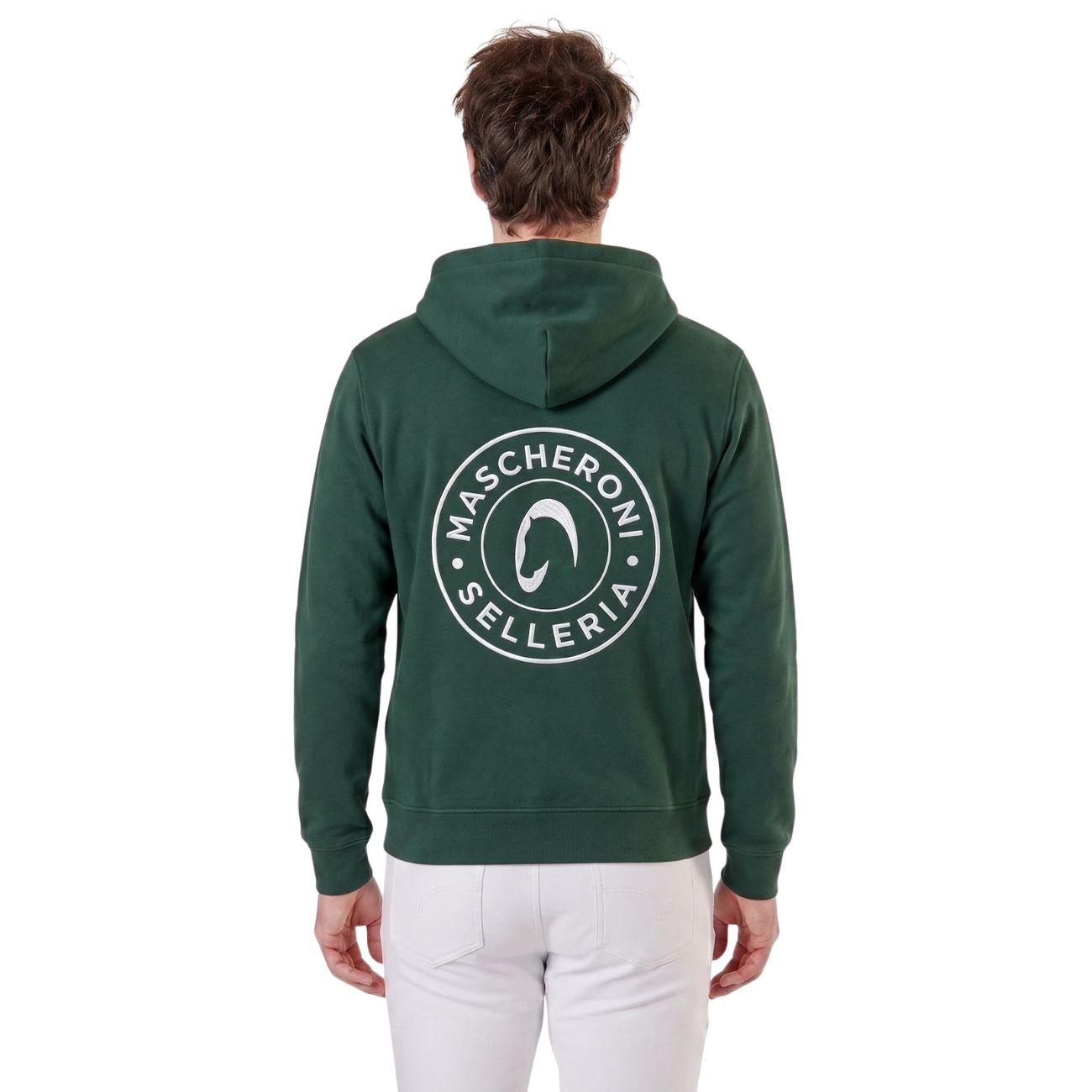 MASCHERONI SELLERIA Felpa Unisex Con Cappuccio E Logo Mascheroni FELPACAPPMASKE GREEN 