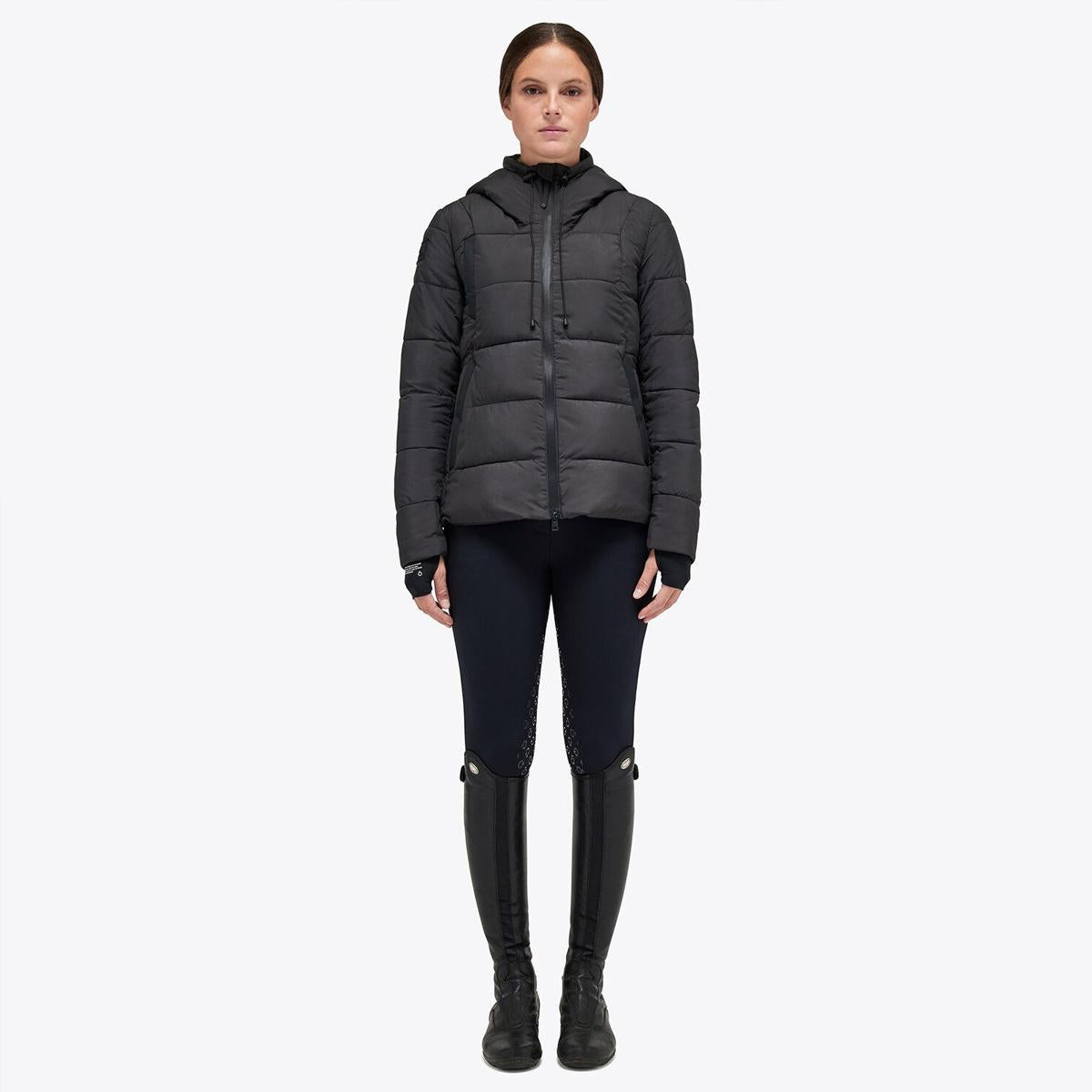 PIUMINO DONNA TRAPUNTATO OPACO CAVALLERIA TOSCANA 29CT-GID267NY096 9999BLACK CAVALLERIA TOSCANA