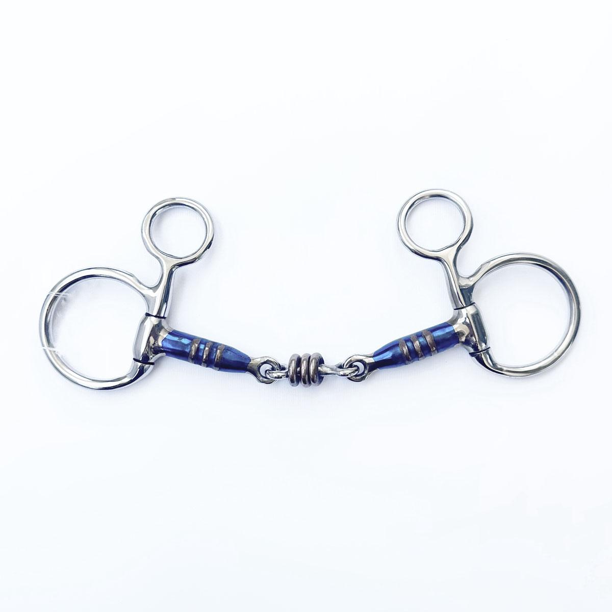 Baucher Spezzato In Tre Con Rulli Equine Horse 30MA-#28 SWEET IRON EQUINE HORSE 