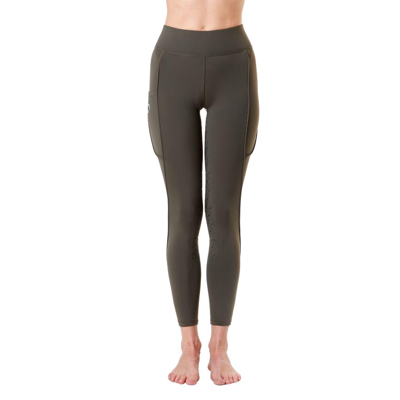 Leggings Donna Full Grip Mascheroni Verde 30MA-LEGGINGS GREEN MASCHERONI SELLERIA 