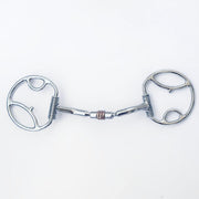 Filetto Beval Spezzato In Tre Con Rullo Equine Horse 30MA-#15 INOX EQUINE HORSE 
