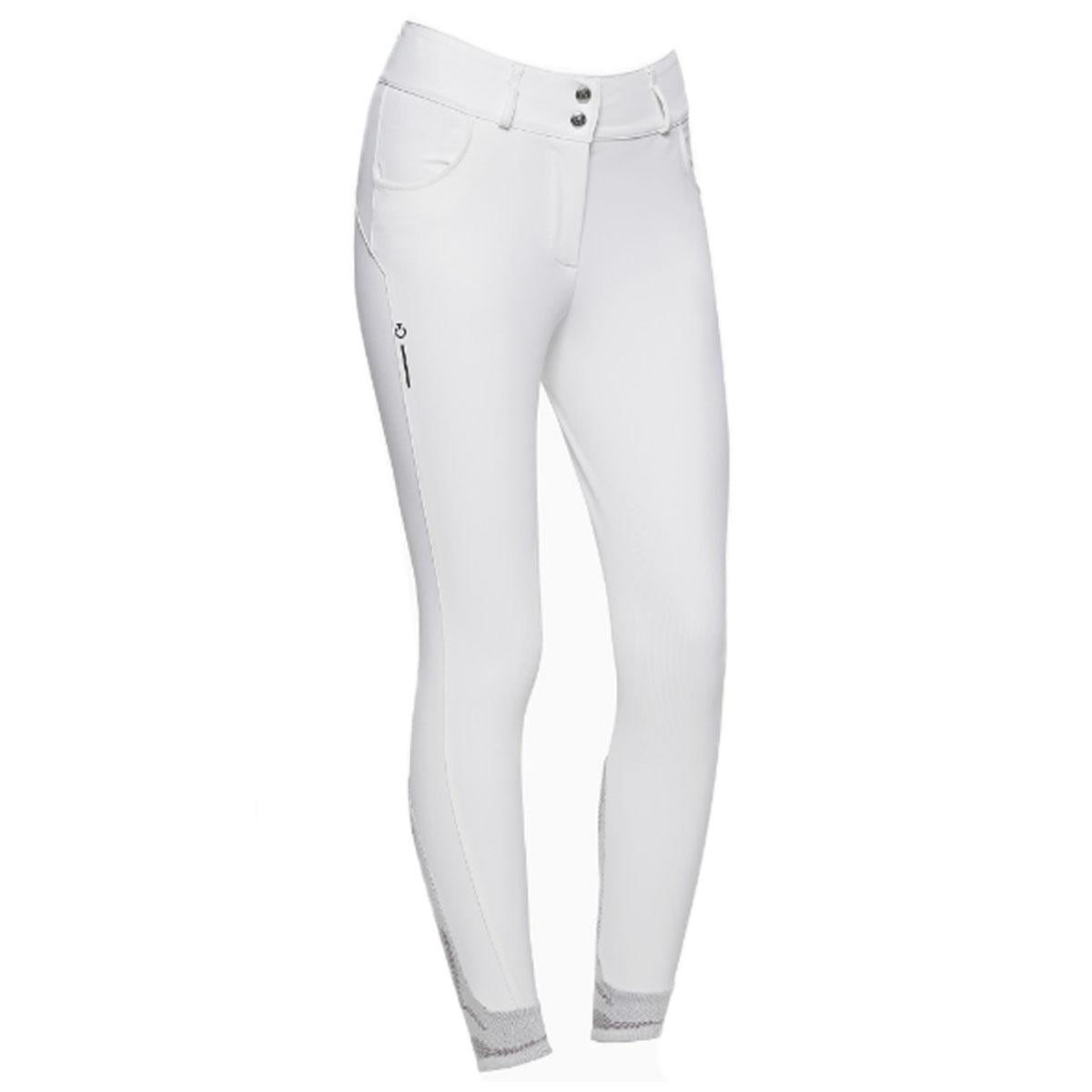 PANTALONE DA EQUITAZIONE DONNA MOD.RS A VITA ALTA 09CT-PAD166PA052 0001WHITE CAVALLERIA TOSCANA