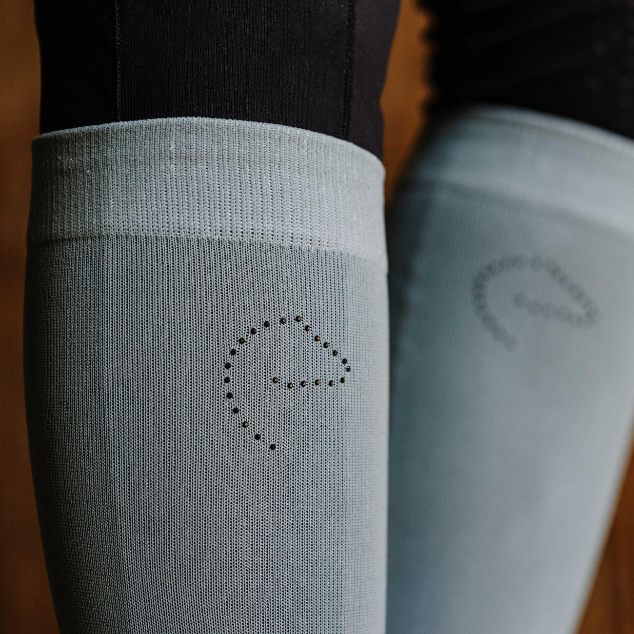 Calze Con Logo Equitheme Turchese 986442 TORQUISE EQUITHEME 