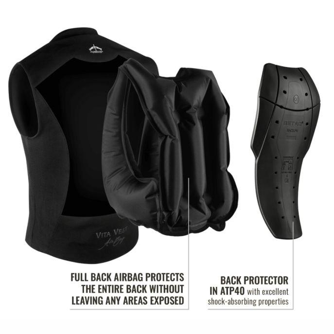 Gilet Airbag Vita Vest Long Veredus VVLFU1 BLACK VEREDUS 