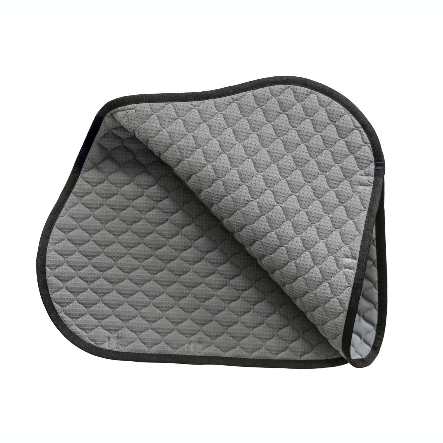 Sottosella Da Salto Mascheroni Con Cuffietta E Motivo A Rombi Grigio Scuro SOTTOSELLA+CUFFIETTAROMBO GRIGIO SCURO MASCHERONI SELLERIA 