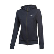 FELPA TECH DONNA FULL ZIP CON CAPPUCCIO MOD.CALIEC 30EQ-ES123PR09798 002BLU EQUILINE