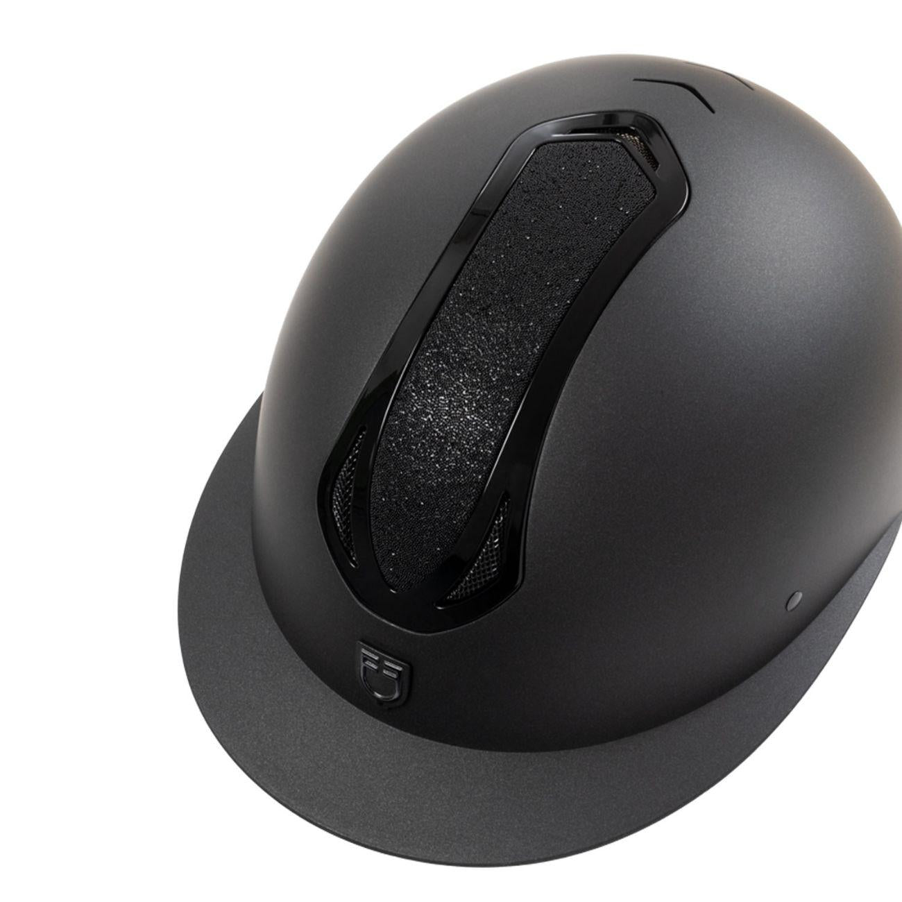 Cap Donna Azael Stone Con Visiera Larga E Strass Equestro ETW02009 BLACK/BLACK EQUESTRO 