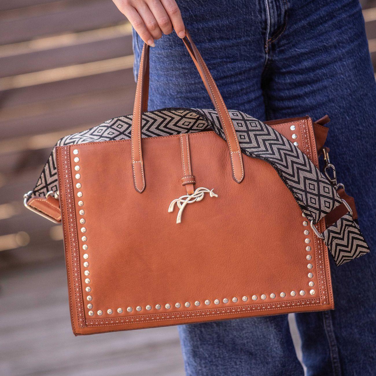 Borsa In Pelle Naily Romane Penelope 936231 COGNAC PENELOPE 