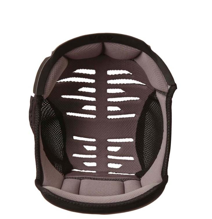 KEP ITALIA Internal Padding Chrome BLACK nan for riding helmets