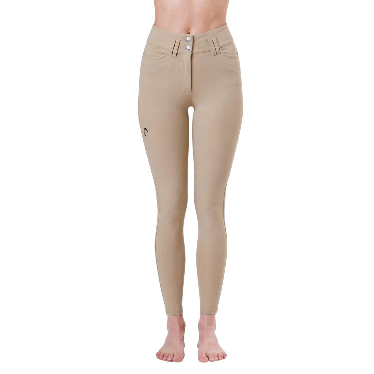 Pantalone da Equitazione Da Donna Half Grip Berlino Mascheroni Beige 09MA-03BERLINO 361BEIGE MASCHERONI SELLERIA 