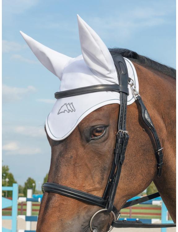 Cuffietta Antimosche Con Logo Equiline Bianco 30EQ-ES123PE11222 001BIANCO EQUILINE 
