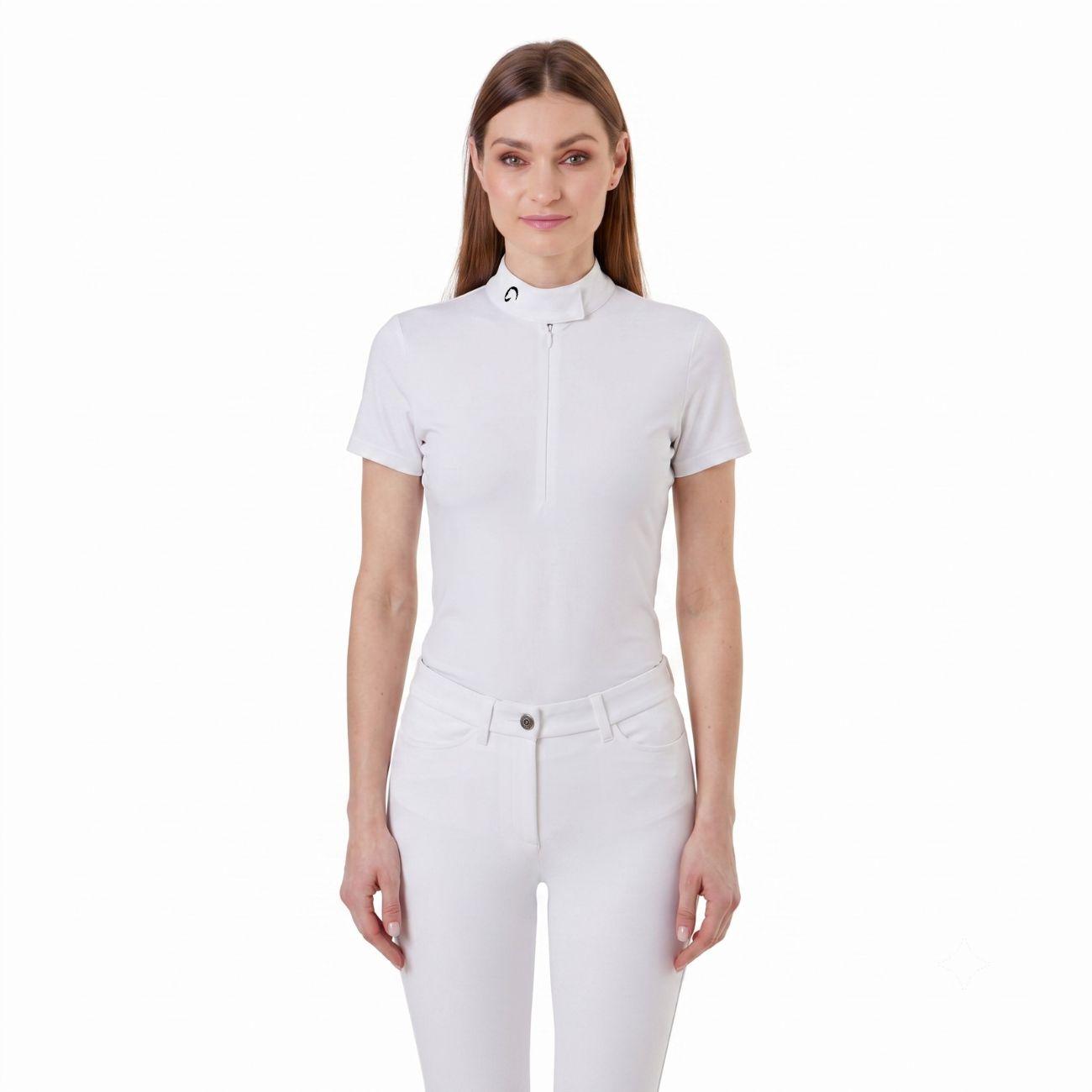 MASCHERONI SELLERIA Polo Da Concorso Da Donna 26POLOD BIANCO 