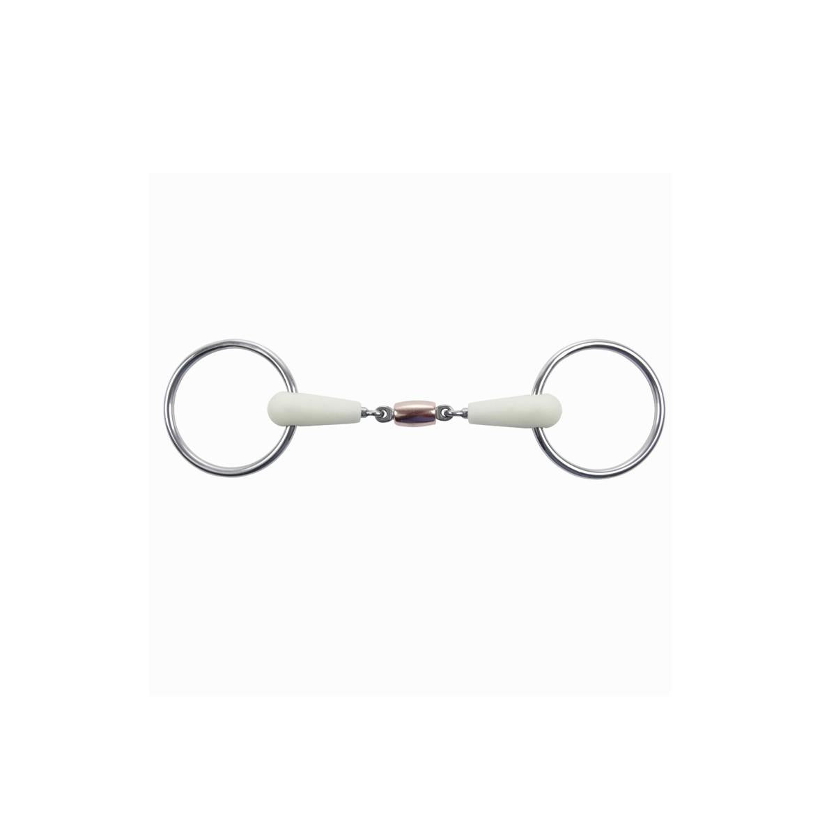 Filetto Spezzato In 3 Con Snodo Centrale In Rame Happy Mouth 09WL62019 INOX HAPPY MOUTH 