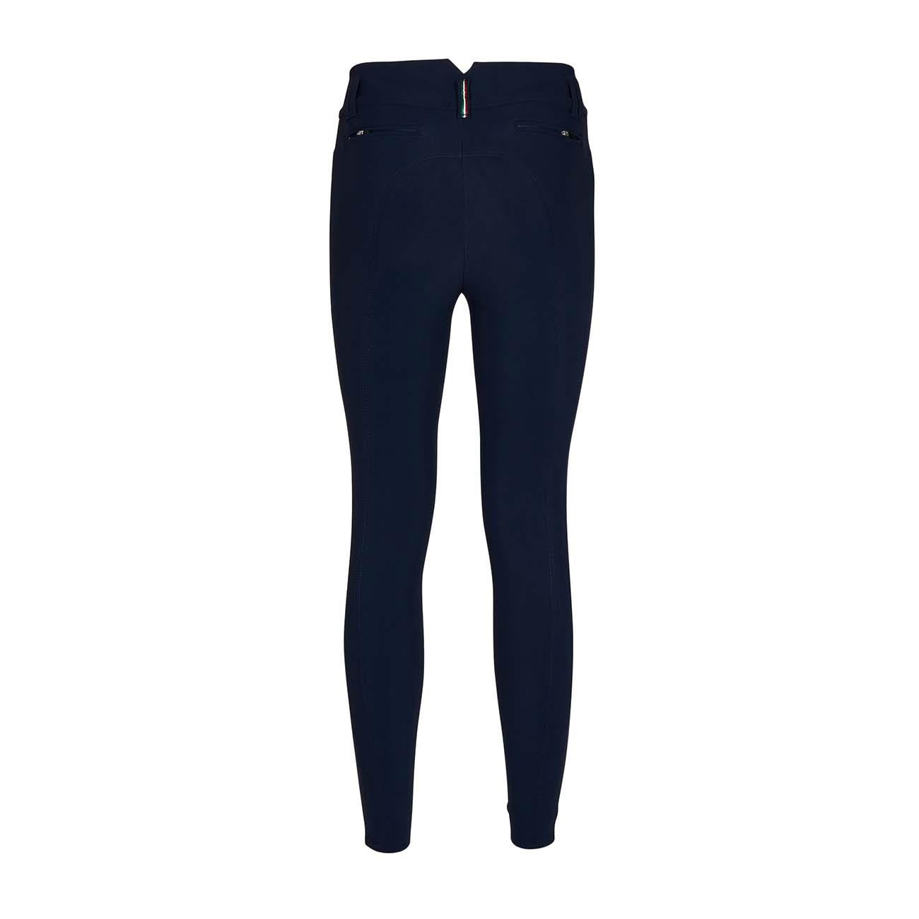 PANTALONE DA EQUITAZIONE DONNA VITA ALTA 09MA-03BERLINO 342BLU MASCHERONI SELLERIA 