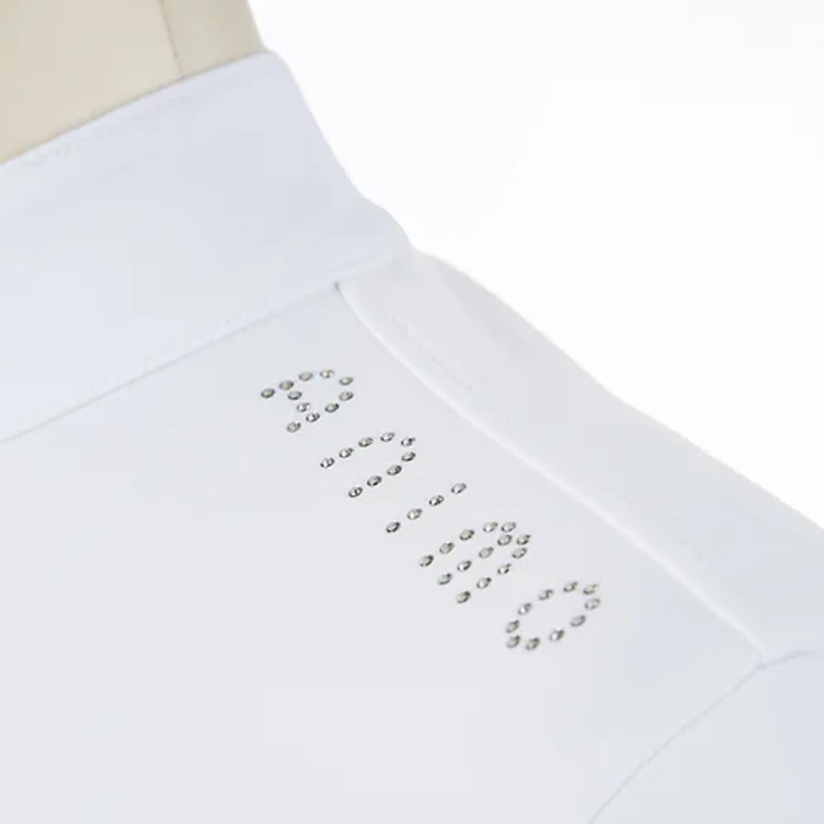 POLO DA EUITAZIONE DONNA BLINK 22X ANIMO 29AM-ABLINPOLD BIANOC ANIMO 